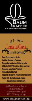 Baum Kaffee El Salvador `Loma la Gloria` Baum Kaffee El Salvador `Loma la Gloria`