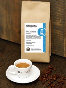 Ferdinands Kaffeerösterei Osnabrück Papa Alfrdo | Espresso Ferdinands Kaffeerösterei Osnabrück Papa Alfrdo | Espresso