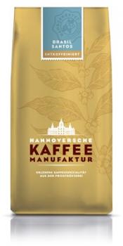 Hannoversche Kaffeemanufaktur Brasil Santos, entkoffeiniert Hannoversche Kaffeemanufaktur Brasil Santos, entkoffeiniert