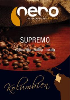 Kaffeerösterei Nero Kolumbien | Supremo Kaffeerösterei Nero Kolumbien | Supremo