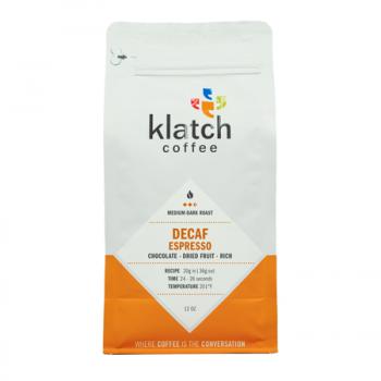 Klatch Coffee Decaf Espresso Klatch Coffee Decaf Espresso