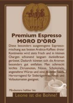 Leone Caffé Espresso Moro D`Oro Leone Caffé Espresso Moro D`Oro