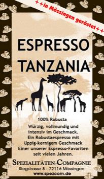 SpezCom Espresso Tanzania SpezCom Espresso Tanzania