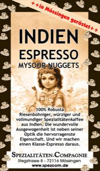 SpezCom Espresso Indien Mysoor Nuggets SpezCom Espresso Indien Mysoor Nuggets