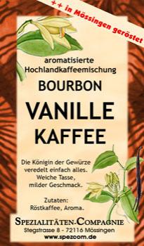 SpezCom Bourbon Vanille Kaffee SpezCom Bourbon Vanille Kaffee