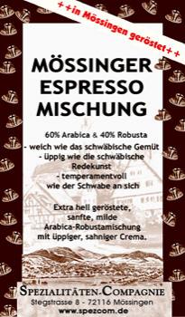 SpezCom Mössinger Espresso SpezCom Mössinger Espresso