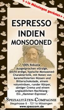 SpezCom Espresso Indien monsooned SpezCom Espresso Indien monsooned