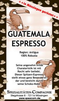 SpezCom Espresso Guatemala Robusta SpezCom Espresso Guatemala Robusta