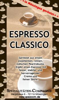 SpezCom Espresso Classico Peaberry Robusta SpezCom Espresso Classico Peaberry Robusta