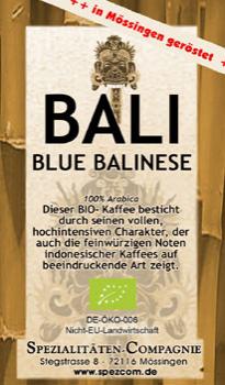 SpezCom Bali Blue Balinese BIO Indonesien SpezCom Bali Blue Balinese BIO Indonesien
