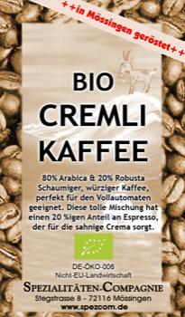 SpezCom Creemli-Kaffee BIO SpezCom Creemli-Kaffee BIO