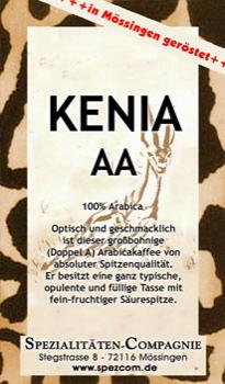 SpezCom Kenia AA Plus gewaschen SpezCom Kenia AA Plus gewaschen