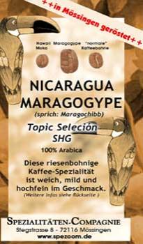 SpezCom Nicaragua Maragogype Topic Selection SHG SpezCom Nicaragua Maragogype Topic Selection SHG
