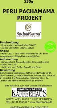 Hagenkaffee Peru SHG PACHAMAMA Projekt Hagenkaffee Peru SHG PACHAMAMA Projekt