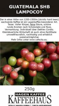 Hagenkaffee Guatemala `Lampocoy` SHB Hagenkaffee Guatemala `Lampocoy` SHB